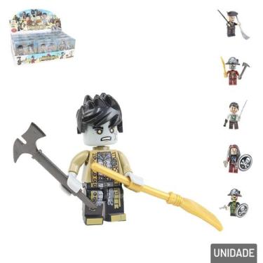 Imagem de Boneco Monta e Desmonta Pirata Acessórios - Tudo em Caixa - Genérico
