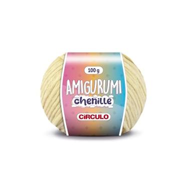 Imagem de Linha Amigurumi Chenille - Circulo - 100g - 110 metros - 909 TEX (7072-Centeio)