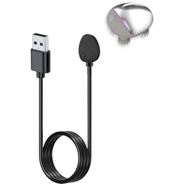 Imagem de NOUKAJU Carregador para mini massageador de couro cabeludo Breo, cabo de carregamento USB magnético para SmartWatch 2,62 pés/80 cm, substituição do cabo do carregador para mini massageador de couro