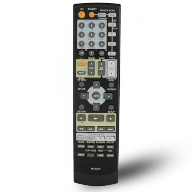 Imagem de Controle remoto de substituição RC-607M RC607M compatível com receptor ONKYO AV HTSR503 TXSR503 TXSR503S HT-SR503 TX-SR503S