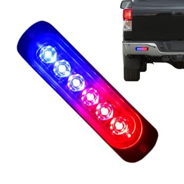 Imagem de Luzes LED para Camião | Luz de Aviso com 6 LEDs,Peças Auxiliares Automotivas para Ambulância Frota Estrada Barco Motocicleta Rodovia Comercial Bombeiro Reboque