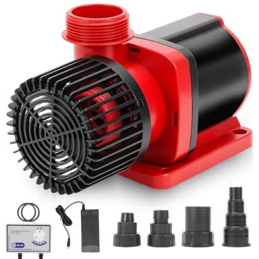 Imagem de Pressurizador de Agua, 11,5cm*12,5cm*19,5cm, Laranja, 110v-240v, Vazão de 1000l/h, Bomba de Agua, Bomba Pressurizadora de Água, Pressurizador, Bomba Submersa Lago Fonte Aquário Eletrônica