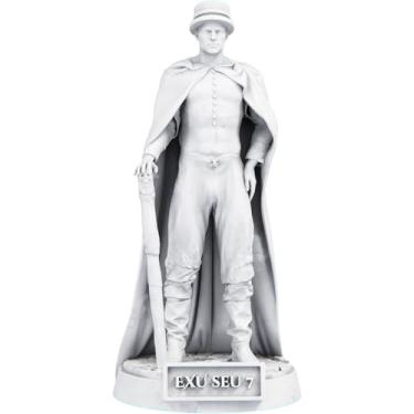 Imagem de Estátua Exu Seu 7 Umbanda Candomblé (Cor Mármore)