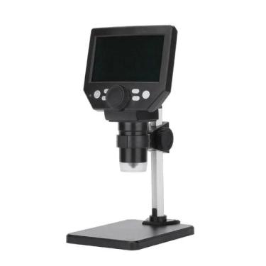 Imagem de Microscópio Digital HD 7 Polegadas G1000 Lupa 1200x Para Reparo De Cel