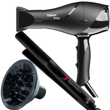 Imagem de Secador De Cabelo Taiff 1700w Ions Profissional Ar Quente Frio Preto D
