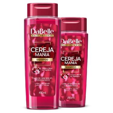 Imagem de Kit Dabelle Tratamento Cereja Mania Shampoos 410ml + 250ml Brilho Maci
