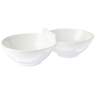 Imagem de Petisqueira C/2 Divisórias De Porcelana Toledo Branca 25, 5x13, 5x8, 5cm Lyor Branco No Voltagev