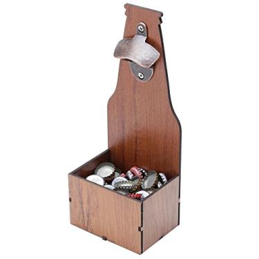 Imagem de Abridor de Garrafas para Parede com Caixa de Madeira Woodart