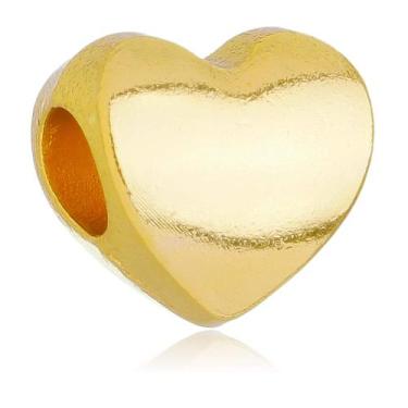 Imagem de Berloque Coração Separador Banhado a Ouro 18k - Work Semijoias