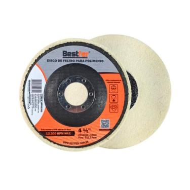 Imagem de Disco Flap Feltro de Lã Polimento 4.1/2 BFH3382 Bestfer