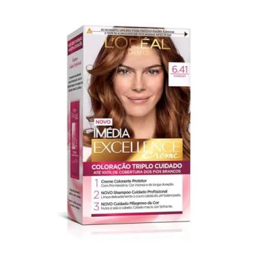 Imagem de Coloração Imédia Excellence, L'Oréal Paris, 6.41 Marrom