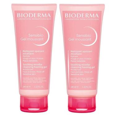 Imagem de Bioderma Sensibio Gel Moussant Kit com 2 Unidades - Gel de Limpeza Fac