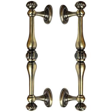 Imagem de Puxador Duplo Bergen 280mm Bronze Antigo Porta Pivotante