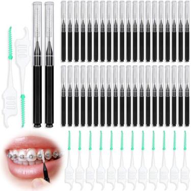 Imagem de Kit de escova interdental, palhetas e aparelhos dentários Jupwalz