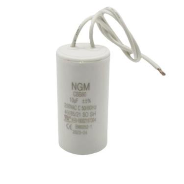 Imagem de Capacitor de funcionamento do motor Resilora CBB60 10uF 250VAC metaliz