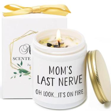 Imagem de Vela KORMMCO Mom's Last Nerve, Oh Look It's on Fire Scented