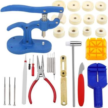 Imagem de Kit manutenção relógios prensa ferramentas relojoeiro - SWG