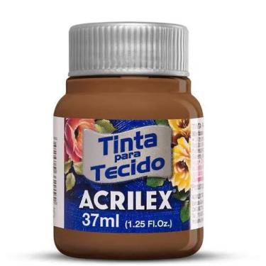 Imagem de Tinta de tecido Acrilex marrom 531 37ml