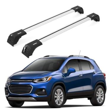 Imagem de ERKUL Barras transversais de rack de teto para 2013-2022 | Barras transversais de alumínio anti-roubo para telhado, transportador de carga, bagagem, caiaque, canoa, bicicleta |