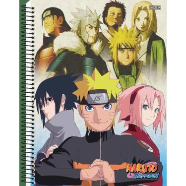 Imagem de Caderno São Domingos universitário Naruto espiral 160 folhas