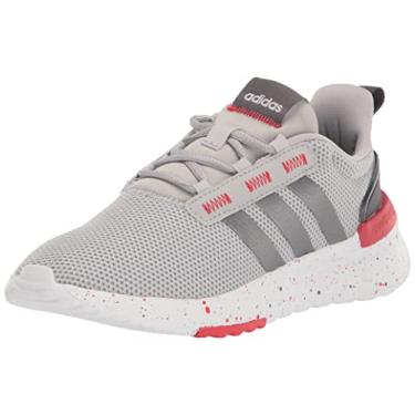 Imagem de adidas Tênis de corrida unissex infantil Racer TR21, Cinza/ferro metálico/cinza, 5 Big Kid