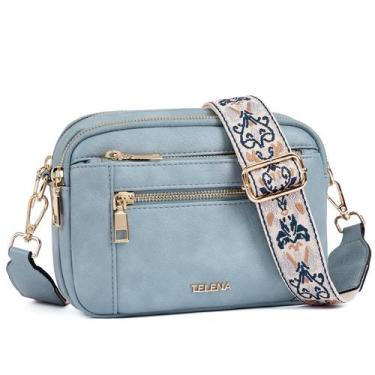 Imagem de Bolsa tiracolo Telena Small, moderna, de material vegano para mulheres