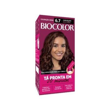 Imagem de Tinta de Cabelo Biocolor Mini Kit Marrom Natural Irresistível 6.7