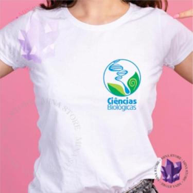 Imagem de Camiseta Mina Profissões Ciências Biológicas Biologia - Mina Store, Br