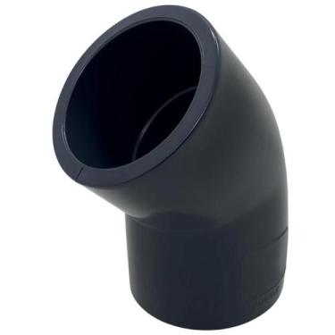 Imagem de Joelho 45º PVC-U PN16 2 1/2" SCH80 Solda - Aqua Plastic