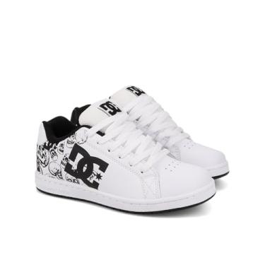 Imagem de DC Tênis masculino de skate, Branco/preto, 12 Little Kid