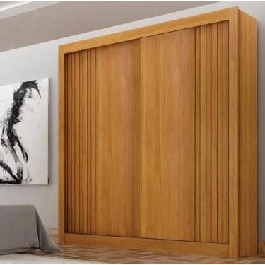 Imagem de Guarda Roupa Milano 100%MDF 2 Pts Cinamomo - Leifer - Leifer Móveis Lt