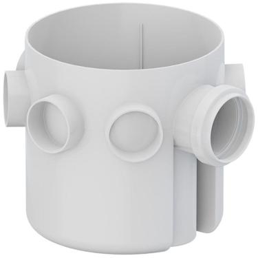 Imagem de Corpo Caixa Sifonada Nº 23 Com 150x150x50mm De 7 Entradas Série R - 27141226 - Tigre