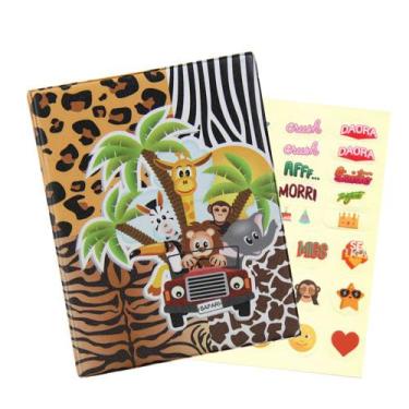 Imagem de Álbum de 500 fotos 10x15 Kids Safari TPFOTO com Adesivos - TUDOPRAFOTO