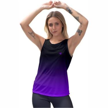 Imagem de Blusa Regata Feminina Fitness Academia Esporte Confortável de Malhar S