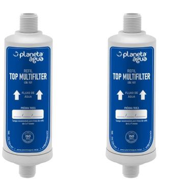 Imagem de Kit 2 un Refil  Filtro Top Multifilter  Compatível com instalações com rosca ou engates de 1/2"