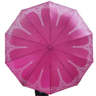 Imagem de Guarda-chuva sombrinha grande torre eiffel YS-218 - inchina, Rosa pink
