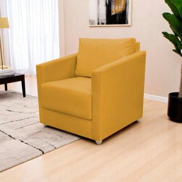 Imagem de Poltrona Decorativa Para Sala Recepção Manicure Consultório Celine Sue