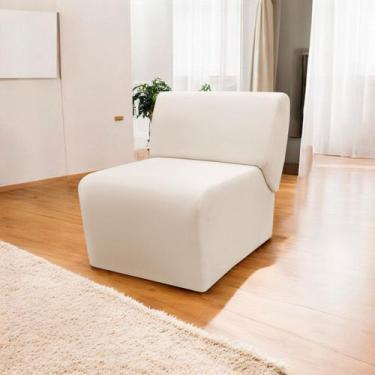 Imagem de Poltrona Decorativa Para Sala Manicure Consultório Escritório Zoe Sued