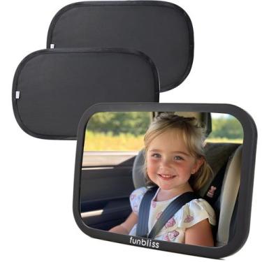 Imagem de Espelho de carro para bebês Funbliss Wide Angle + pacote com 2 persian
