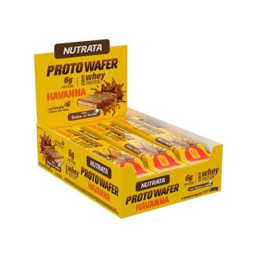 Imagem de Proto Wafer Havanna Sabor Doce de Leite CX/12 de 30g Nutrata