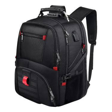 Imagem de Mochila Para Notebook De 17 Polegadas Mochila De Viagem 50l Trava Antifurto Senha