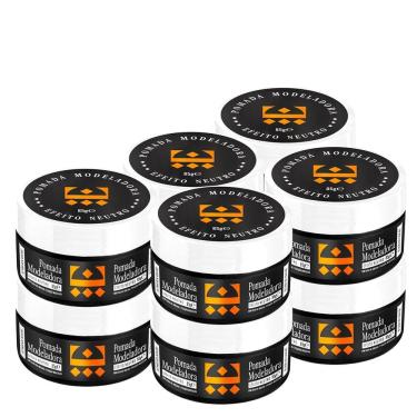Imagem de Kit 10 Pomada Para Cabelo Efeito Neutro Embaixador 85G