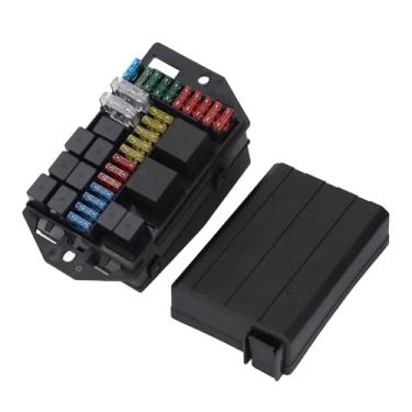 Imagem de Kit de Caixa de relé Fusível para Carro Tampa de Travamento Seguro Caixa Isolada Fusível à Prova D'água e Caixa de Relés Relés de 5 Pinos Relés de 4 Pinos 24pcs Lâmina Fuse Caixa