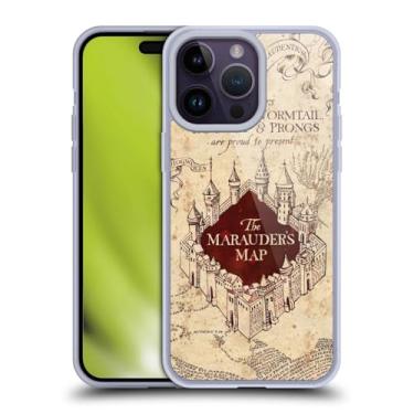 Imagem de Head Case Designs Capa de gel macio oficialmente licenciada por Harry Potter O Mapa do Maroto, Prisioneiro de Azkaban II, compatível com Apple iPhone 14 Pro Max