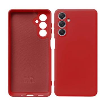 Imagem de [GL CASES] Capa Samsung M54 Capinha Samsung M54 Case Aveludada Anti Impacto Reforçada Silicone Emborrachado Com Proteção De Câmera (Vermelho)