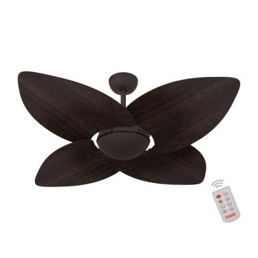 Imagem de Ventilador De Teto Marrom 4 Pás Tabaco 127V C/ Controle