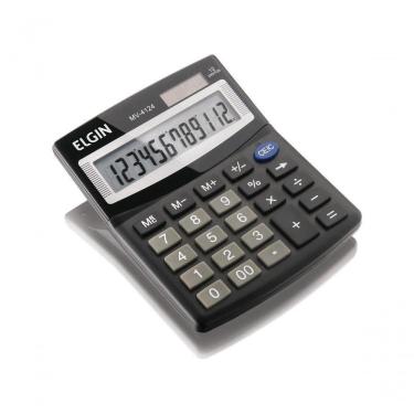 Imagem de Calculadora De Mesa 12 Digitos Mv-4124 Preta