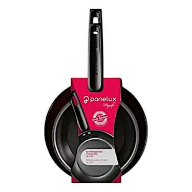 Imagem de kit 2 Frigideiras Magnifique Panelux Grafite 20 e 16CM Antiaderente