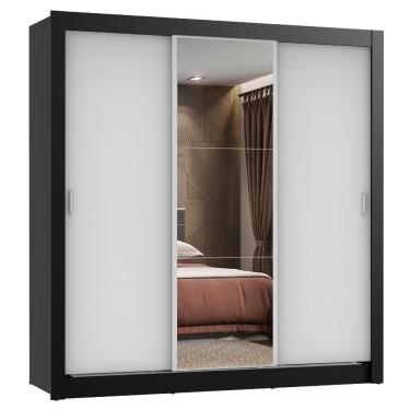 Imagem de Guarda Roupa Lyon 3 Portas com Espelho e 2 Gavetas Madesa