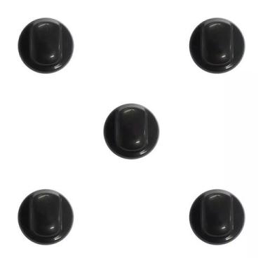 Imagem de Botão Para Fogão Electrolux Novo Largo Do Forno C/5 Pc Preto - Central